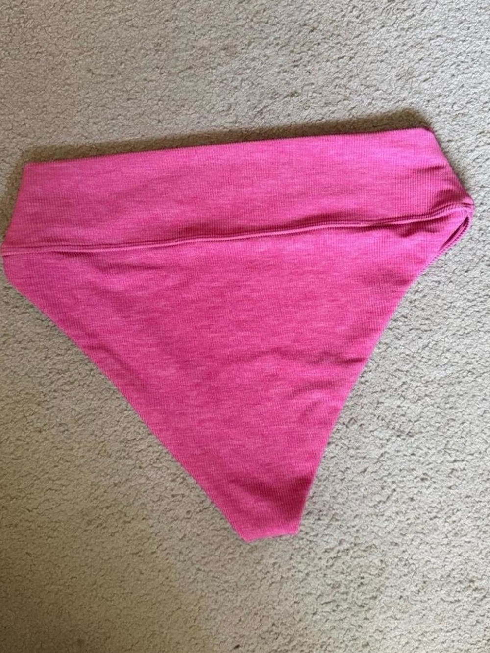 Beach Riot Hot Pink Ribbed Bikini Set - Picture 5 of 6